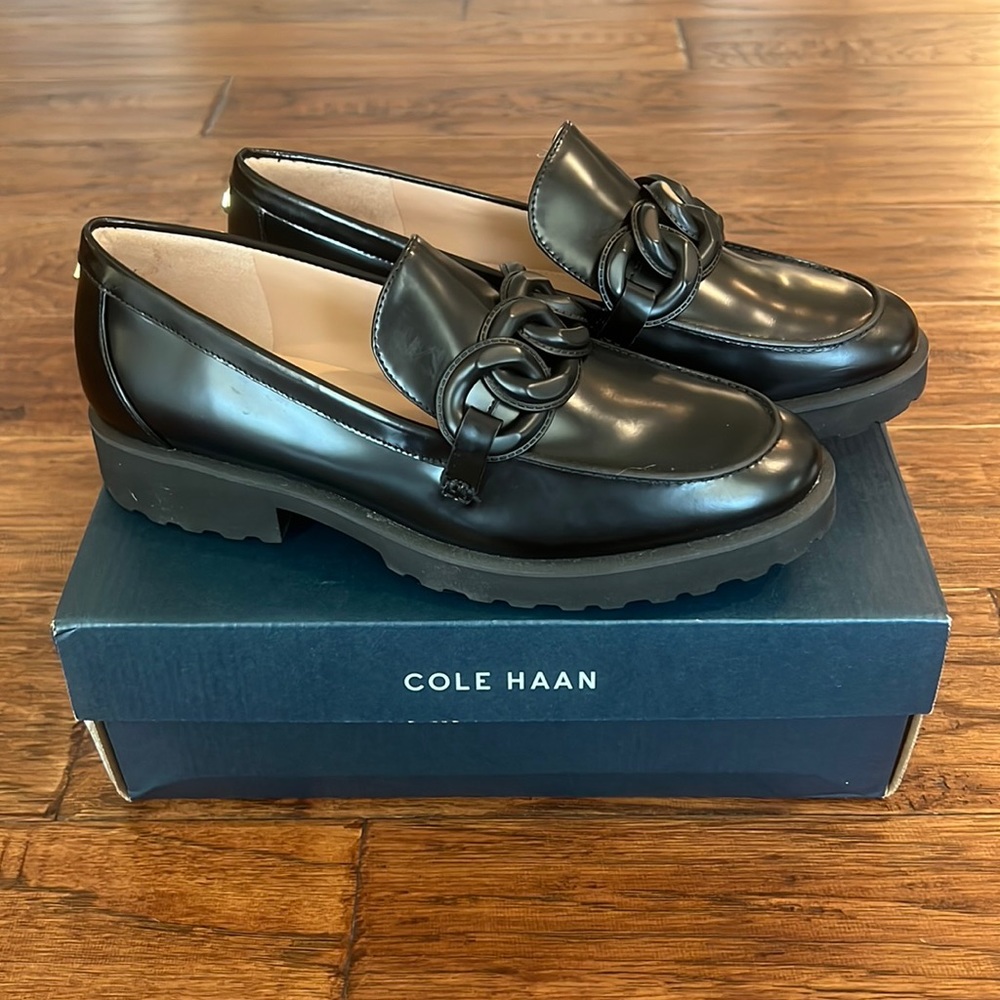 New In Box Chunky Loafers - ‘Geneva Chain Loafer’